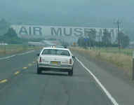 Approaching the Air Museum