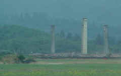 The burned down second hangar