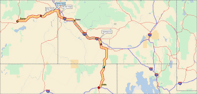 From Burns, Oregon to Wells, Nevada